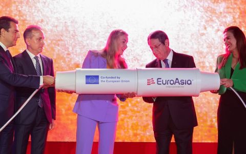 Τελέστηκαν τα εγκαίνια του έργου EuroAsia Interconnector