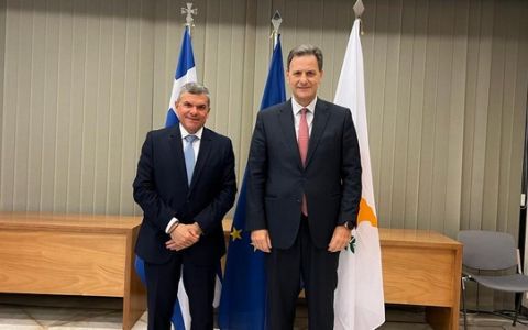 Οι Υπουργοί Ενέργειας Κύπρου και Ελλάδας συζήτησαν τρόπους ενίσχυσης της συνεργασίας σε θέματα της ενέργειας