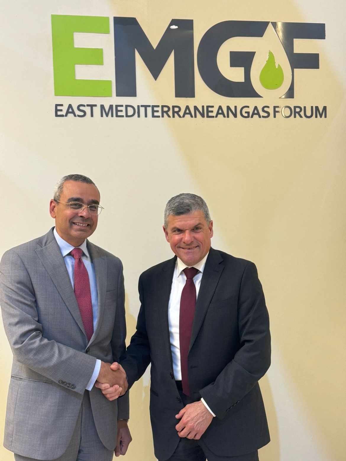 Συνάντηση Υπουργού Ενέργειας κ. Γιώργου Παπαναστασίου με Γενικό Γραμματέα του East Mediterranean Gas Forum κ. Osama Mobarez
